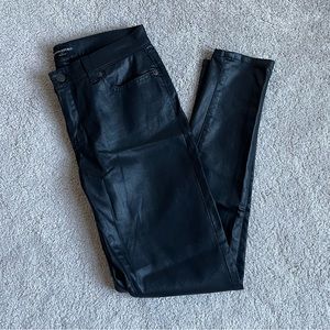 Banana Republic Black Coated Jeans - NEW